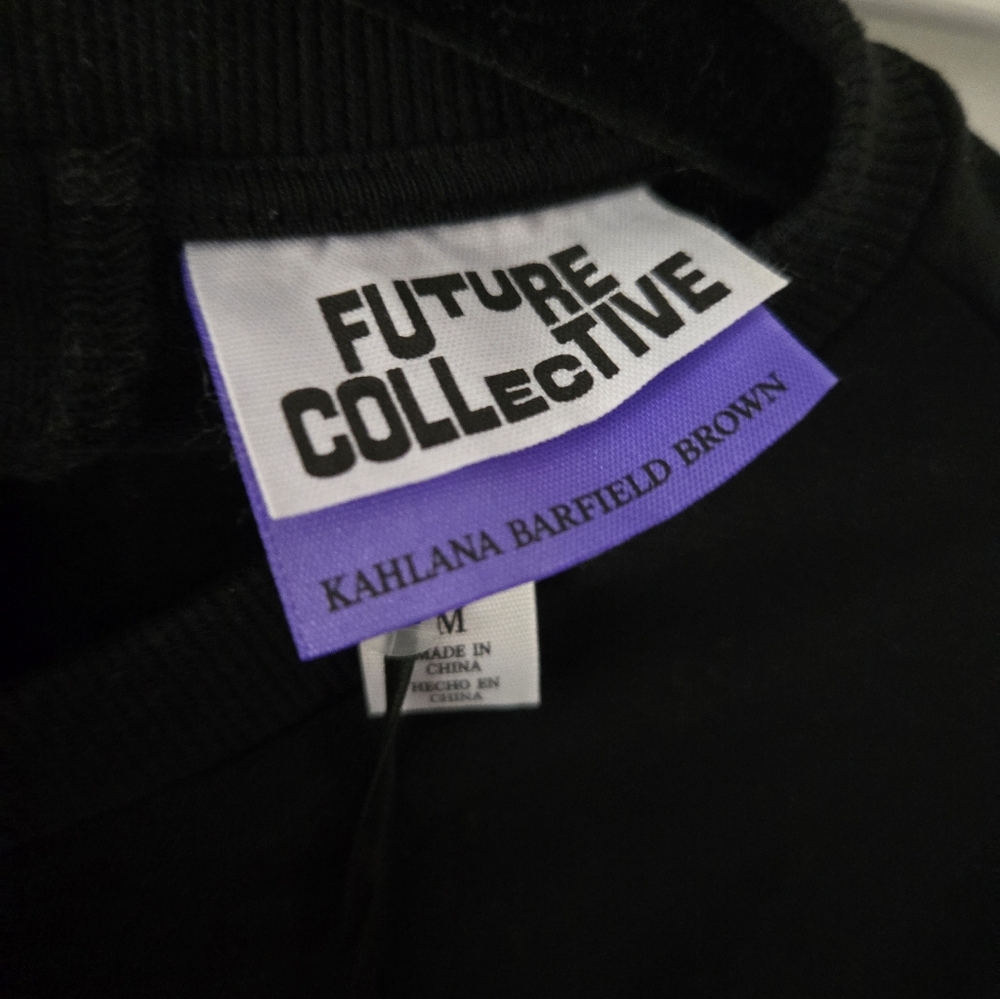 NWT Future Collective Graphic Tee Dress Lace-Up M - Picture 10 of 10